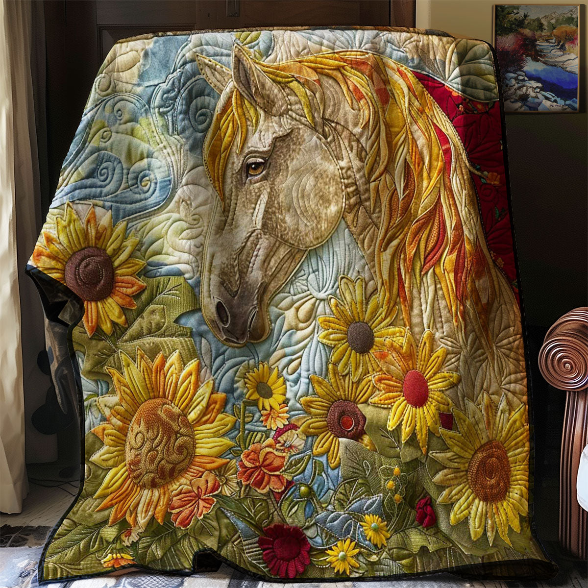 Horse's Sunny Ride WN2408178CL Quilt