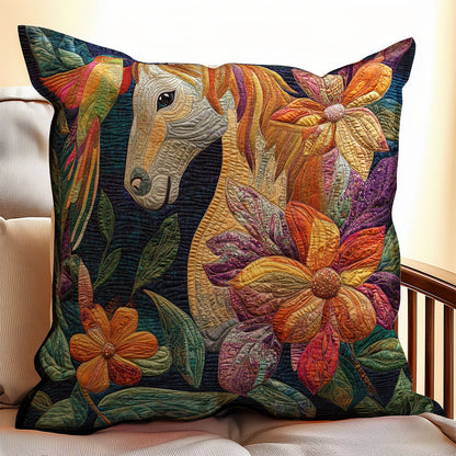 Hummingbird And Horse WM0308142CL Quilt Pillow Case