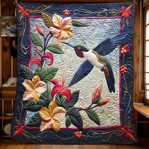 Hummingbird Bloom WN1908021CL Quilt
