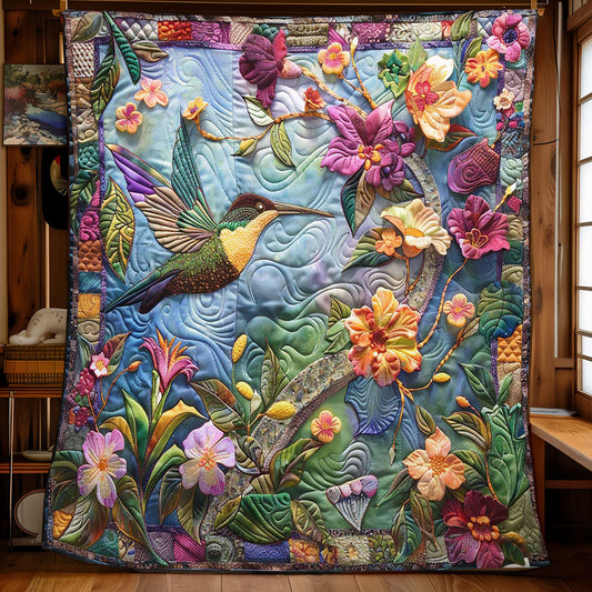 Hummingbird Bouquet WN1908020CL Quilt