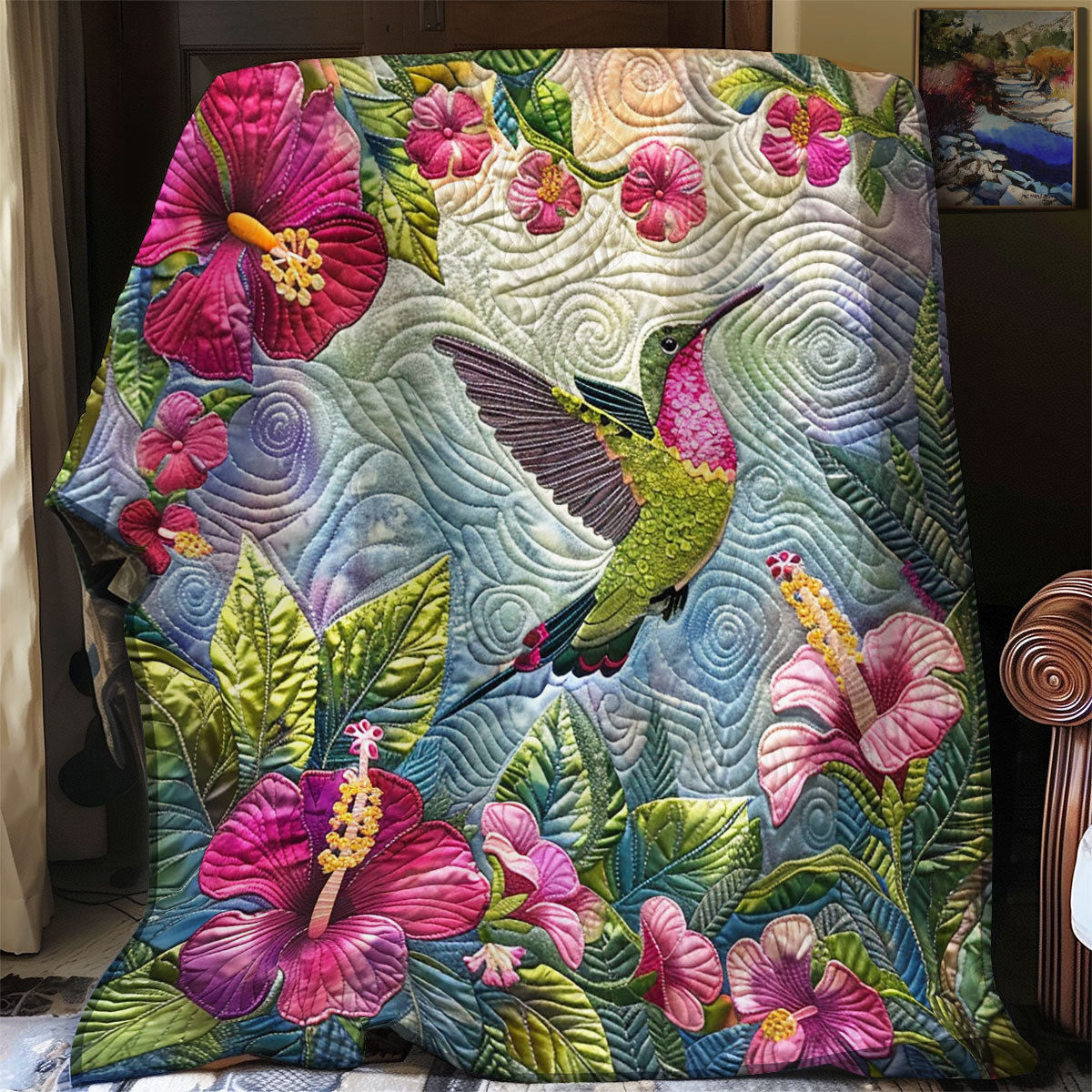 Hummingbird Charm SR1908008CL Quilt