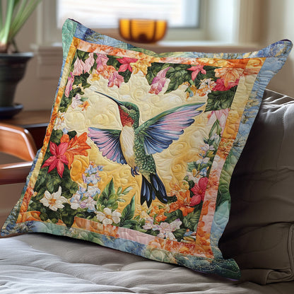 Hummingbird Delight WN3107078CL Quilt Pillow Case