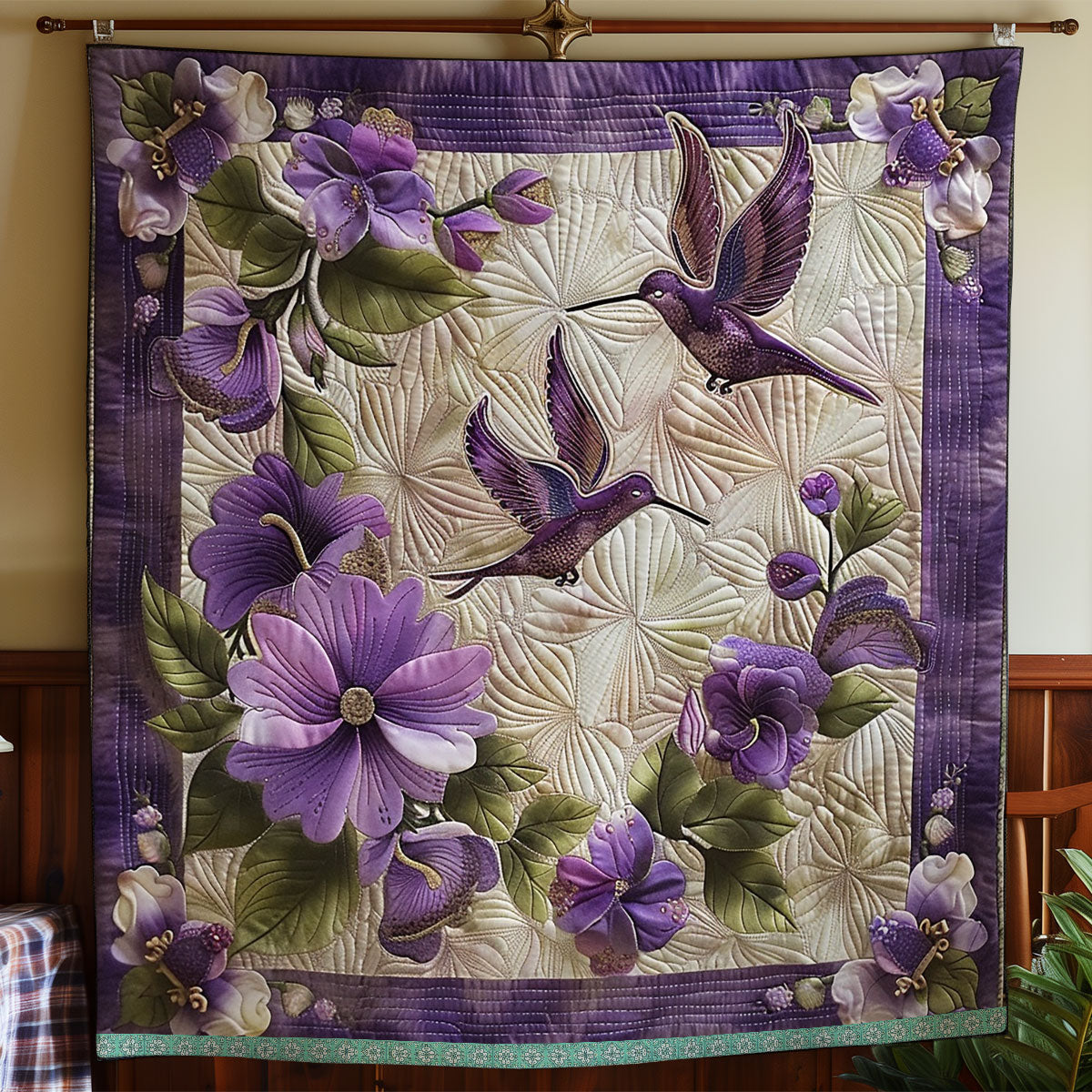 Hummingbird Elegance WN0909011CL Quilt