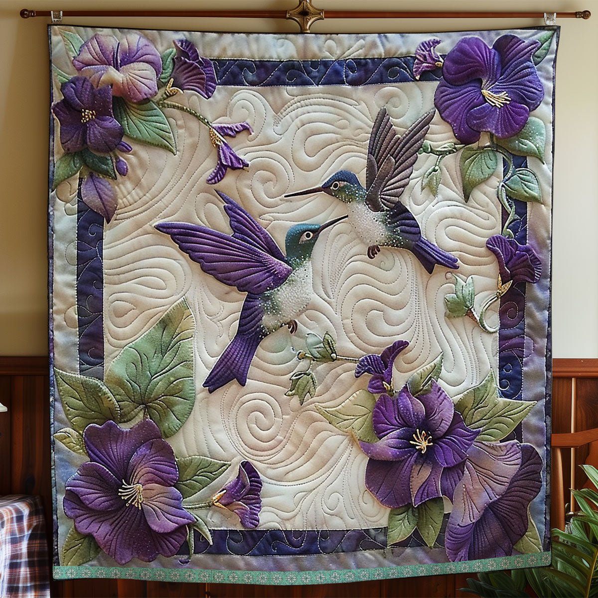 Hummingbird Elegance WN0909012CL Quilt