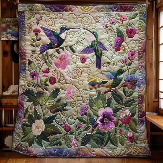 Hummingbird Flutter WN1408098CL Quilt