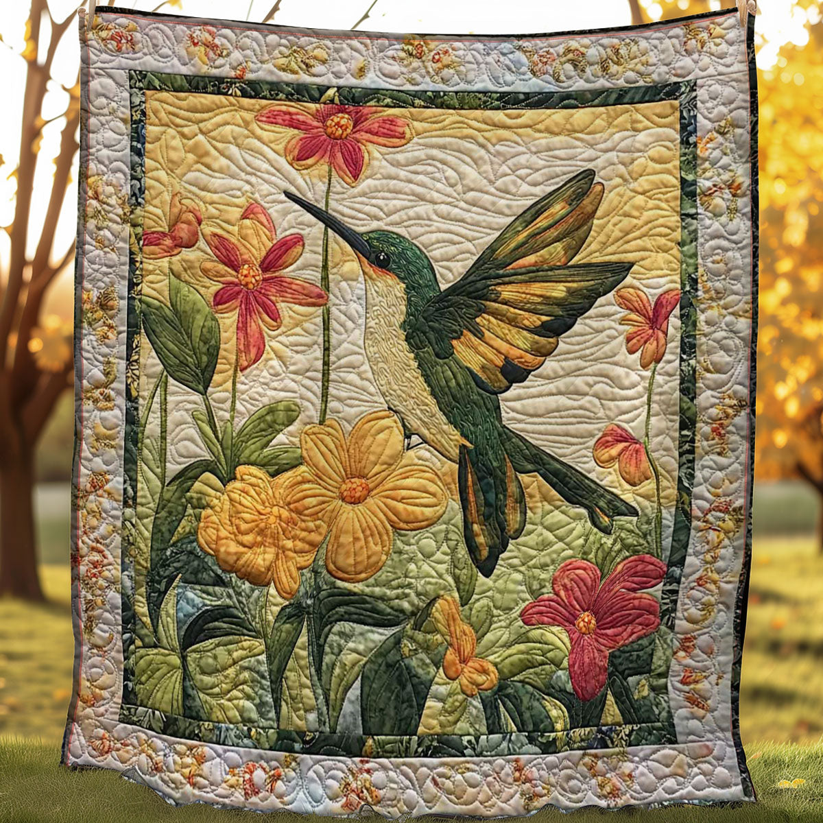 Hummingbird Harmony WN0708005CL Quilt