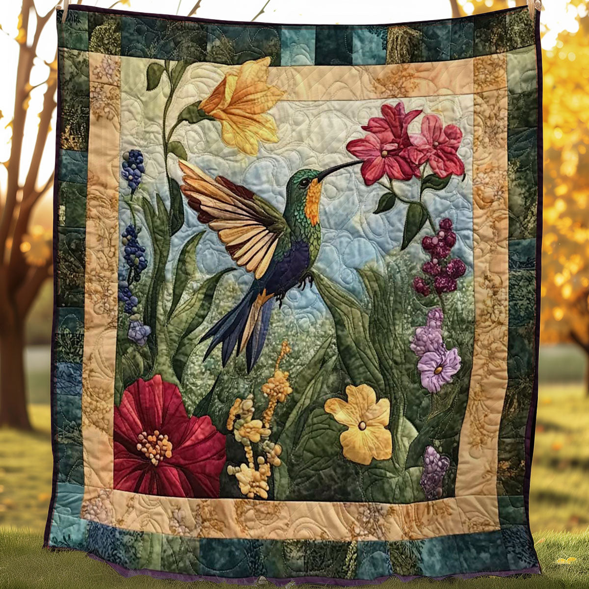 Hummingbird Peace WN0708004CL Quilt