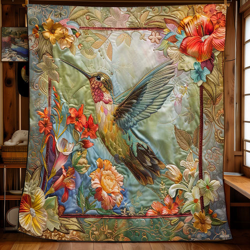 Hummingbird Petals WN1908022CL Quilt