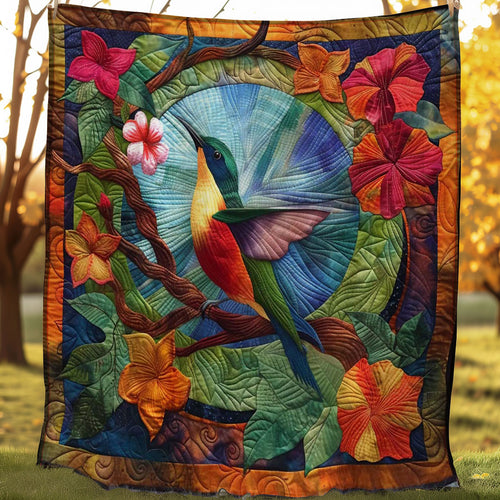 Hummingbird Symphony WN3007018CL Quilt