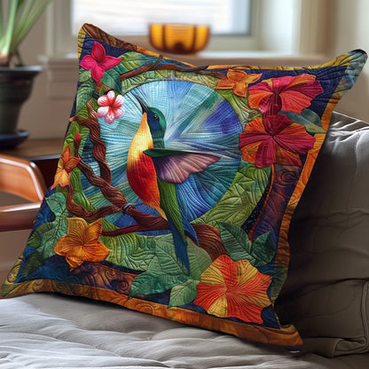 Hummingbird Symphony WN3007070CL Quilt Pillow Case