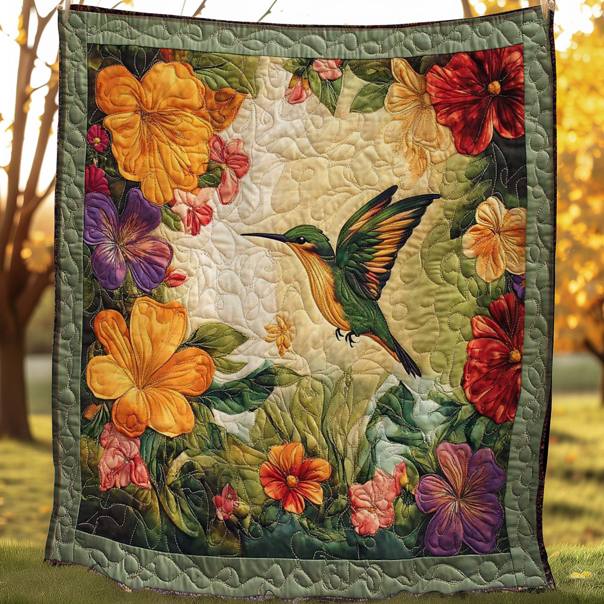 Hummingbird Warmth WN0708008CL Quilt