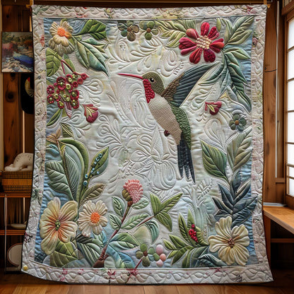 Hummingbird Whimsy WN1408081CL Quilt