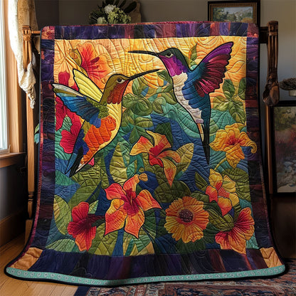 Hummingbirds Harmony WN0509056CL Quilt