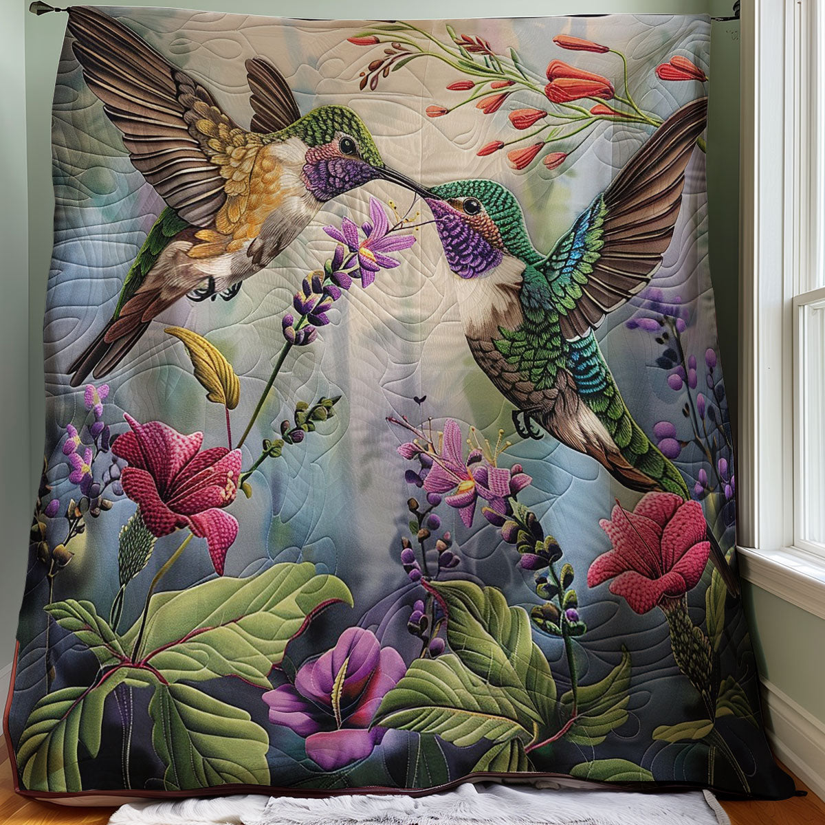 Hummingbirds WM1508048CL Quilt