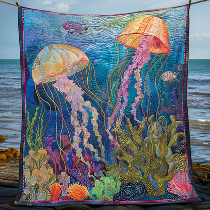 Jellyfish Cascade WN1408026CL Quilt