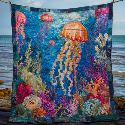 Jellyfish Harbor WN1408020CL Quilt