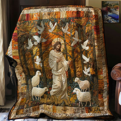 Jesus Light Of Faith WN2808001CL Quilt