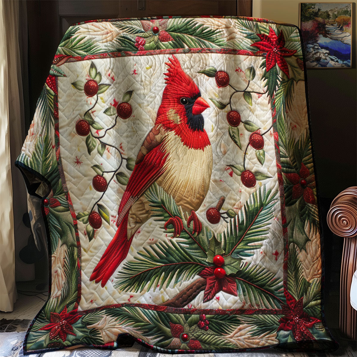 Jolly Cardinal WN2208041CL Quilt