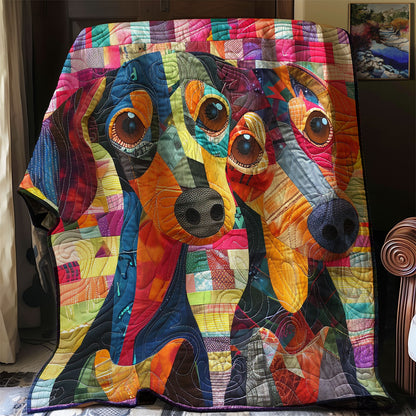 Jolly Dachshund WN2208070CL Quilt