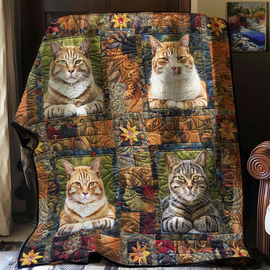 Judgmental Cats WN2208017CL Quilt