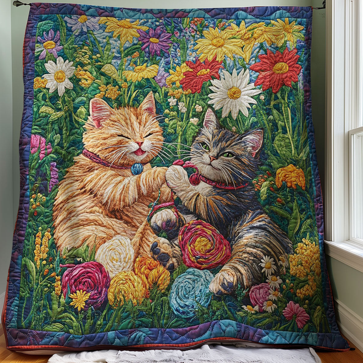 Kitty And Yarn WM1308022CL Quilt