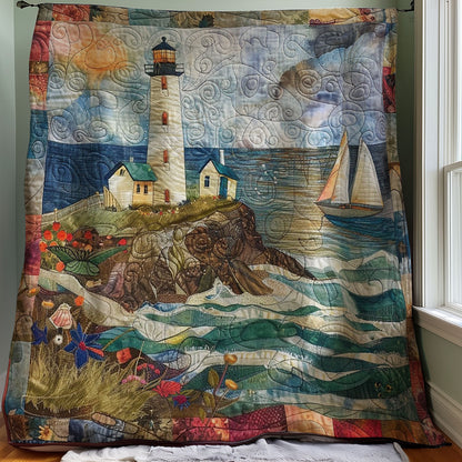 Lighthouse On Ocean WM3107001CL Quilt