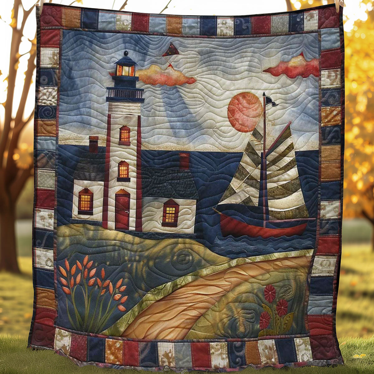 Lighthouse Warmth WN2907005CL Quilt