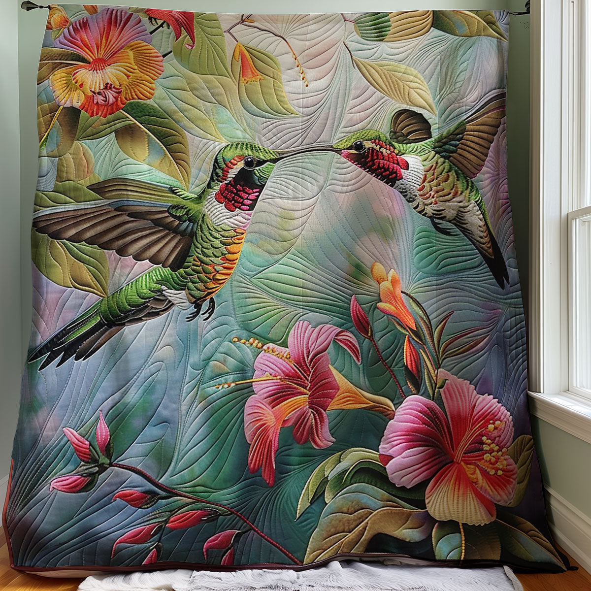 Love Hummingbirds WM1008054CL Quilt