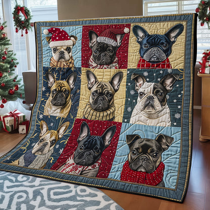 Loveable French Bulldog SR2008037CL Quilt