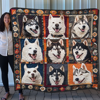 Loveable Husky SR0908021CL Quilt