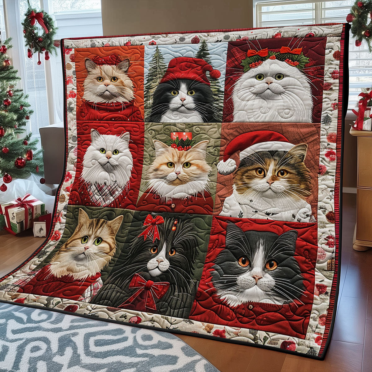 Loveable Persian Cat SR2108044CL Quilt