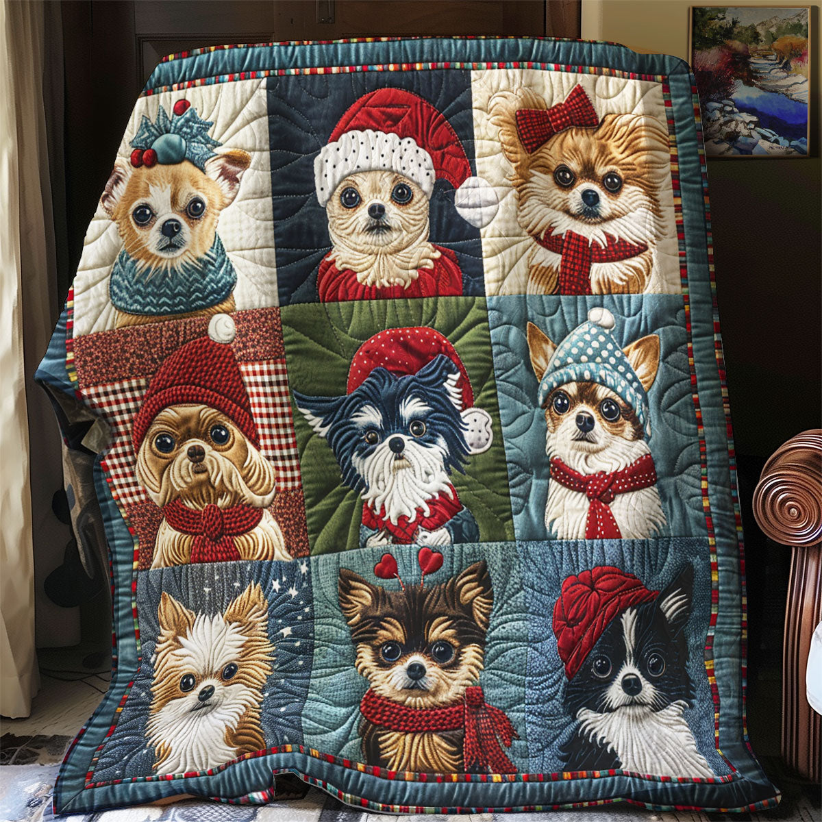 Loveable Yorkshires SR1908054CL Quilt