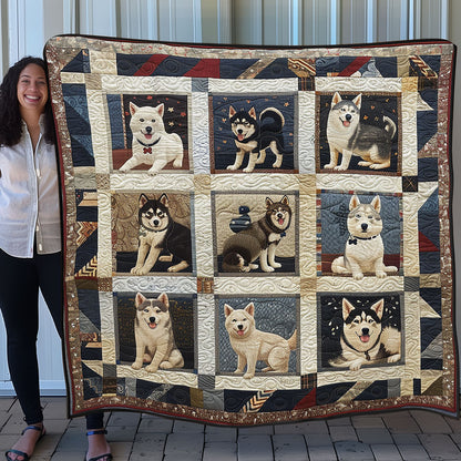 Lovely Husky SR0908026CL Quilt