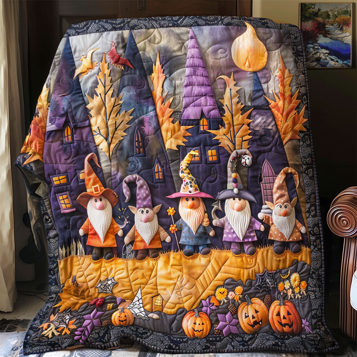 Magic Gnomes SR1908064CL Quilt