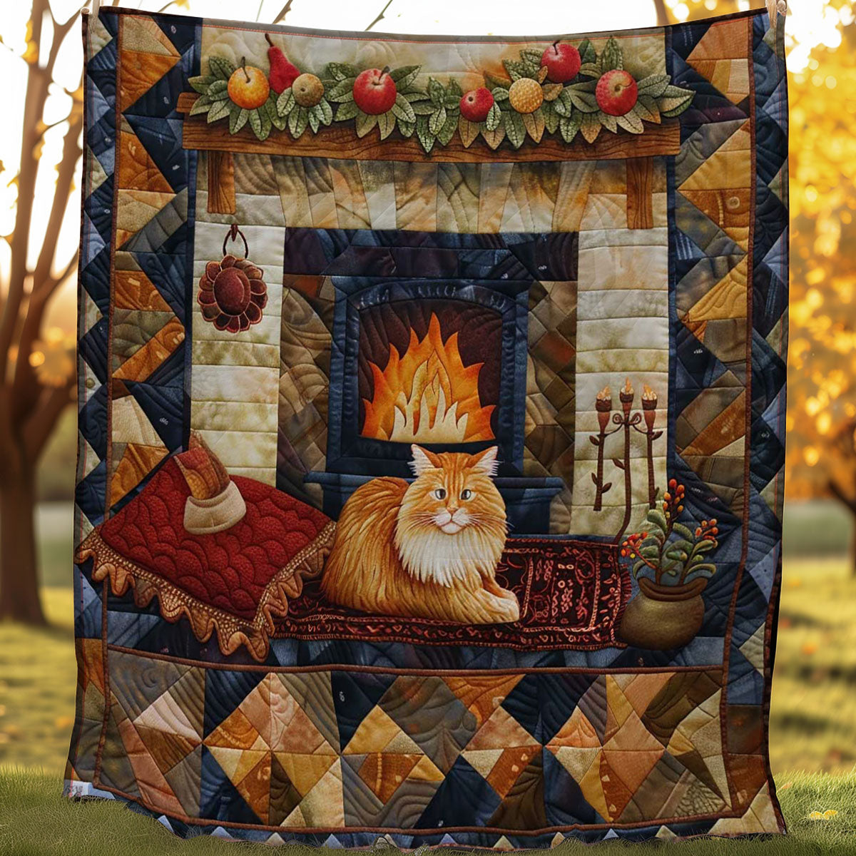 Maine Coon Cat WN2607027CL Quilt