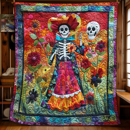 Marigold Skull Maiden WN0908103CL Quilt