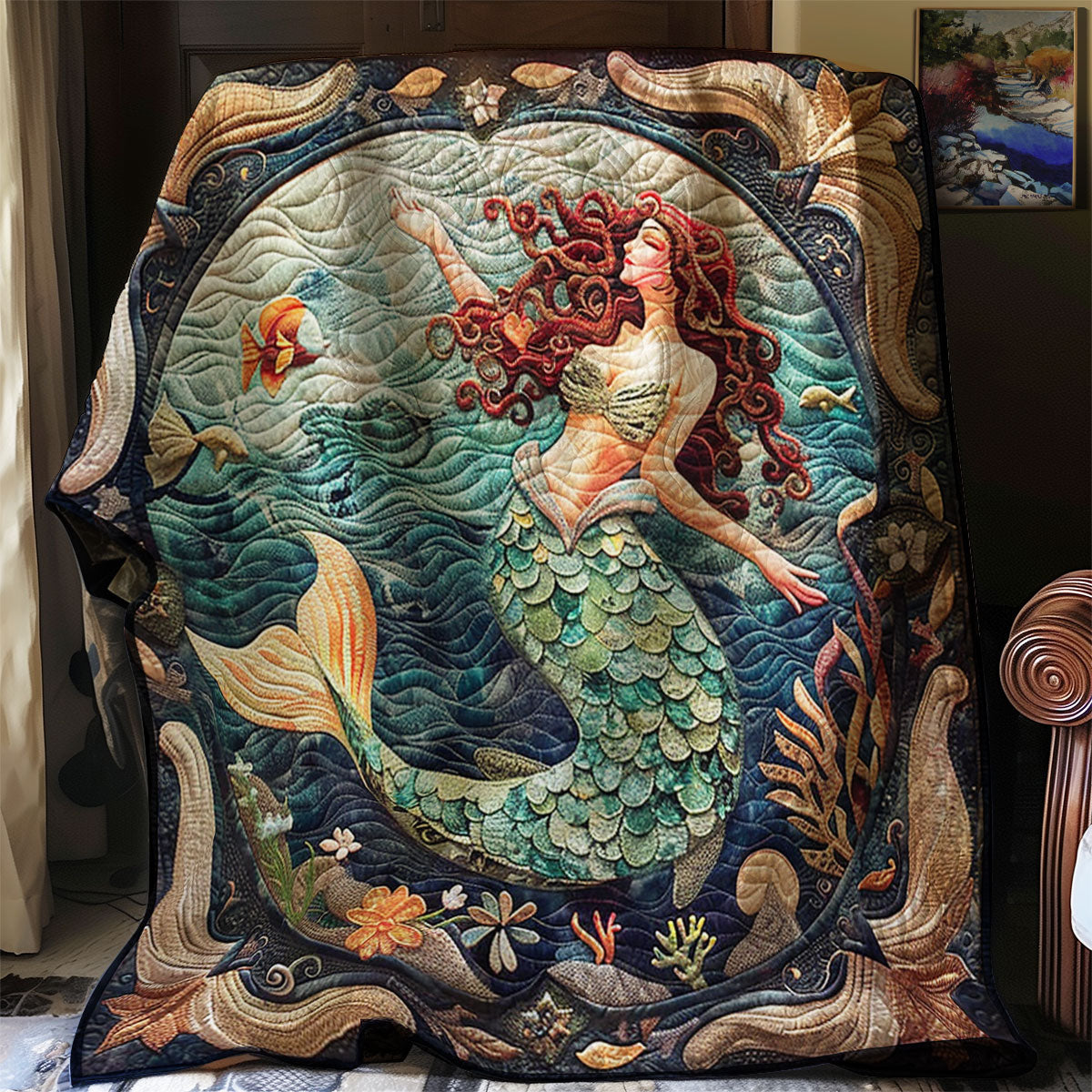 Mermaid Dreams WN2208148CL Quilt