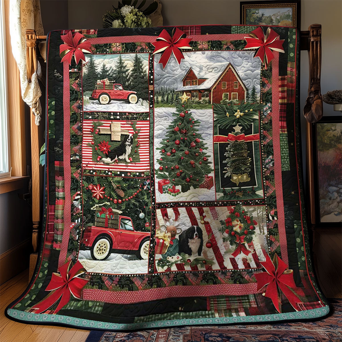 Merry Christmas Ride WN3008023CL Quilt