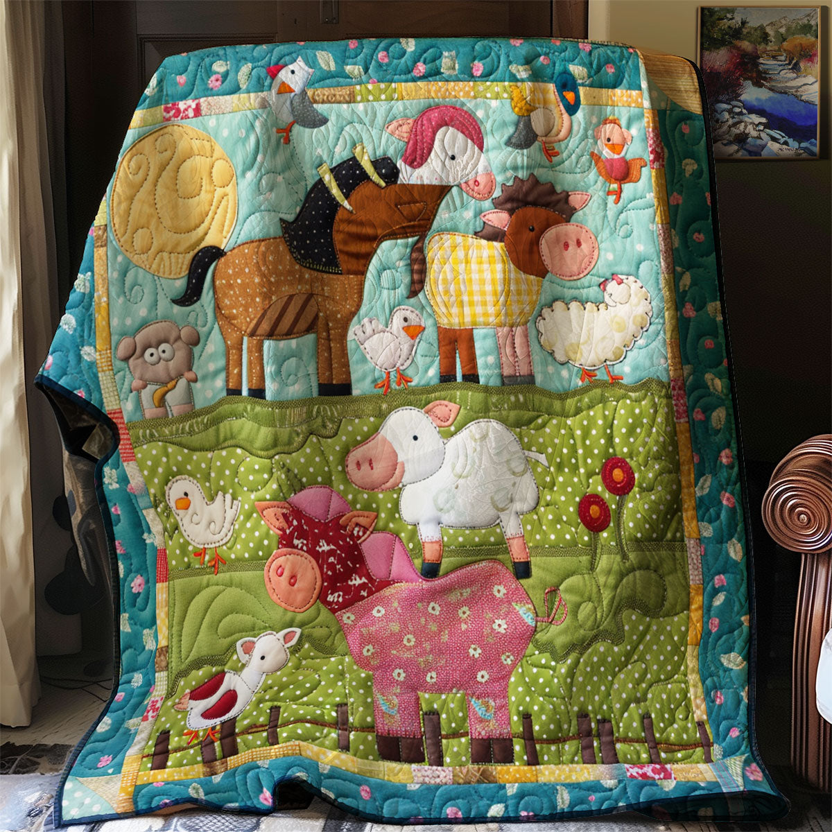 Merry Meadow WN2208113CL Quilt