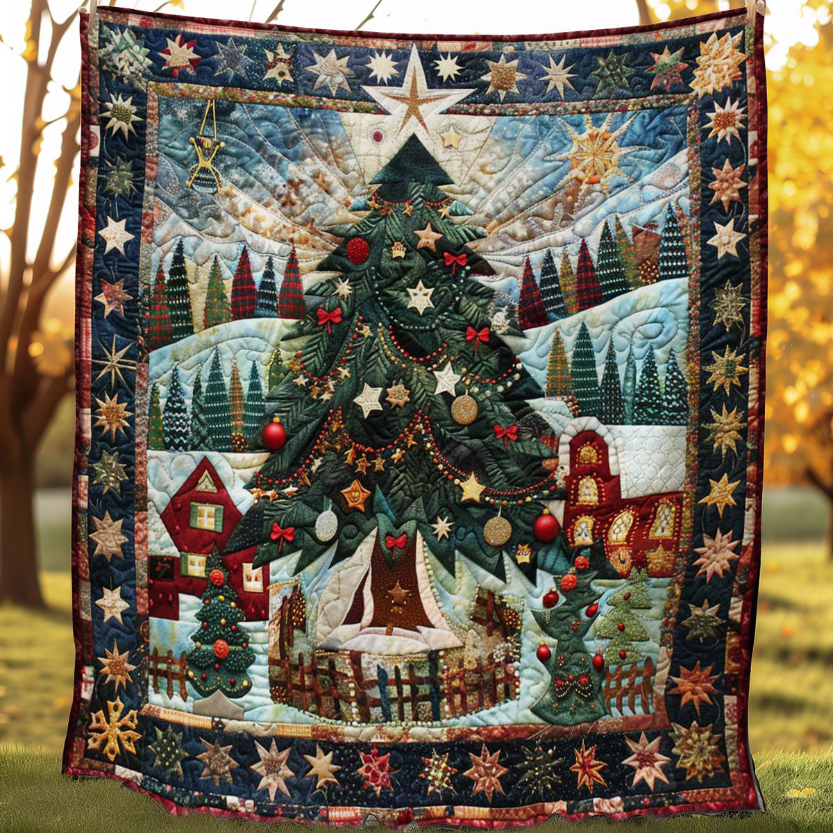 Merry And Bright Throw WN2607017CL Quilt