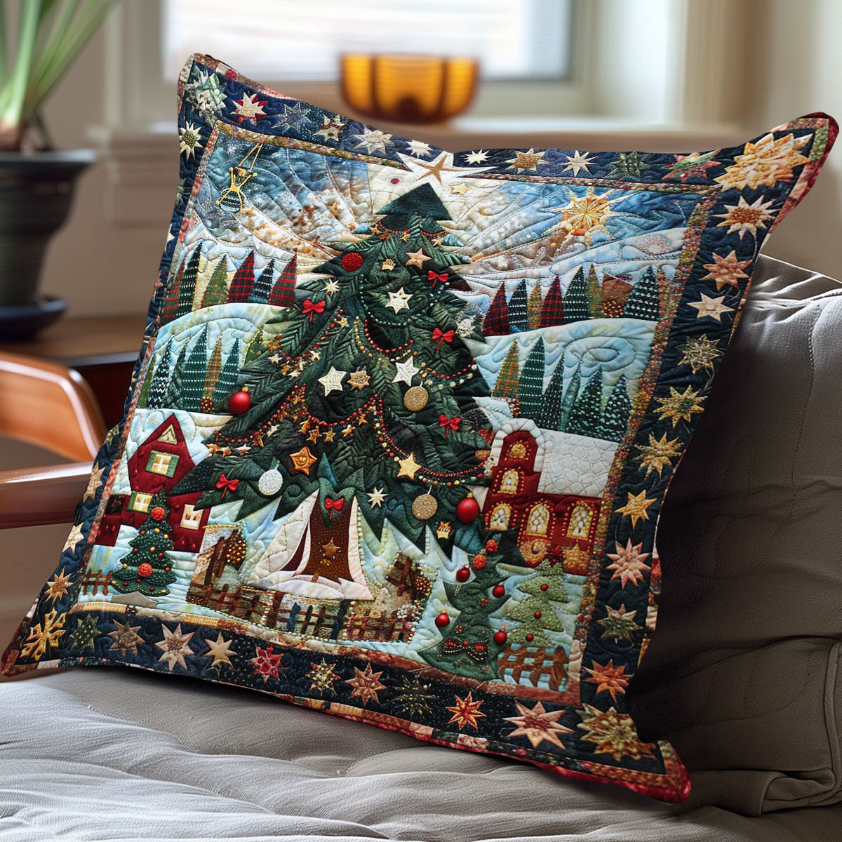 Merry And Bright Throw WN0508001CL Quilt Pillow Case