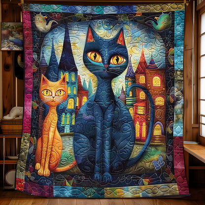 Midnight Cat WN1008067CL Quilt