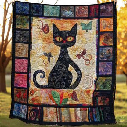 Mischievous Cat WN0708035CL Quilt