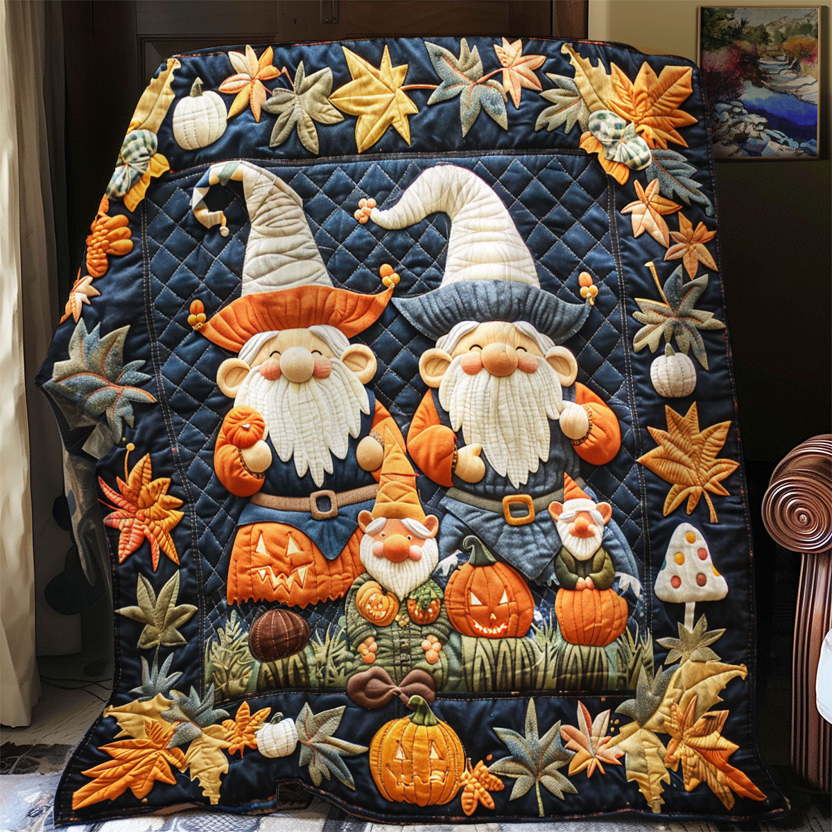 Mischievous Gnomes SR1908018CL Quilt