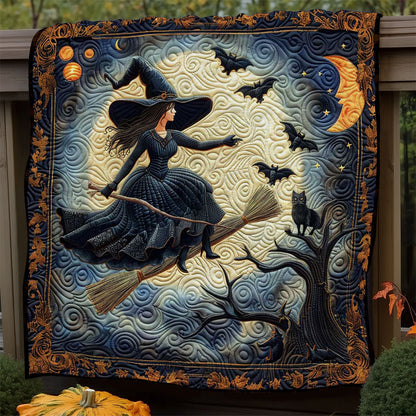 Moonlit Halloween Flight WN1908085CL Quilt
