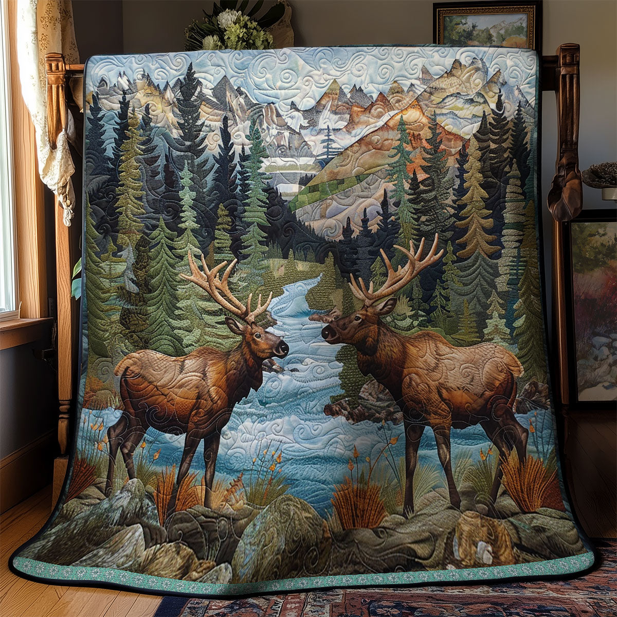 Moose Echoes WN1709004CL Quilt