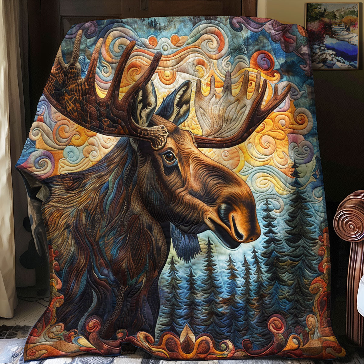 Moose Mountain Forest SR2208036CL Quilt