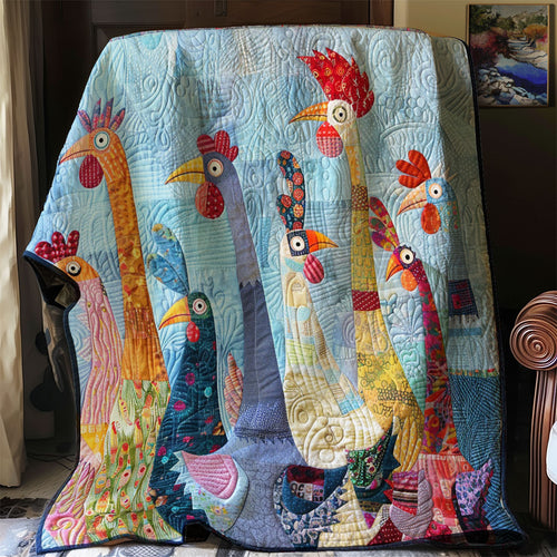 Morning Chickens WM3007001CL Quilt