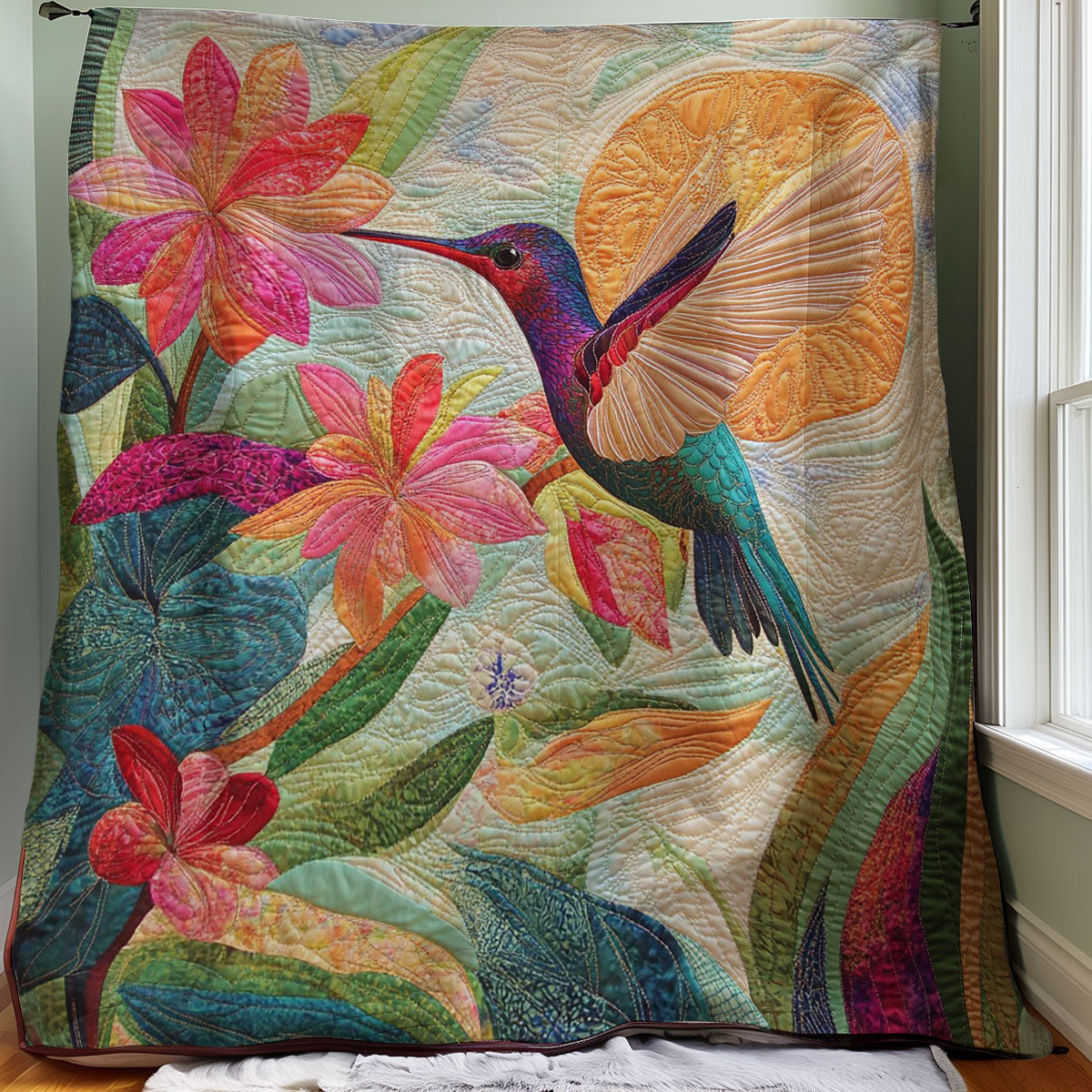 Morning Hummingbird WM0508029CL Quilt