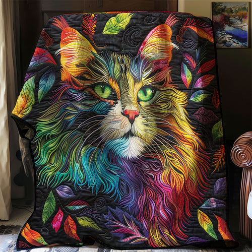 Mystic Colorful Cat WN2808044CL Quilt